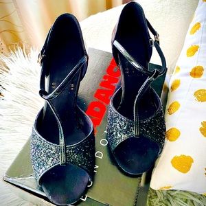 Supadance Latin Ballroom Dance Black 6/6.5